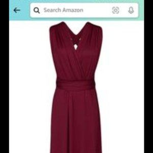 WOMENTRANSFORMER Convertible Bridesmaid Maxi Dress Multi-Way Wrap Evening Dress